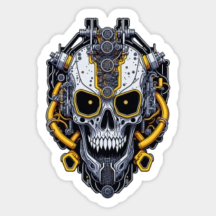 Mecha Skull S01 D13 Sticker